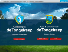 Tablet Screenshot of golfdetongelreep.nl